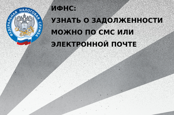 ИФНС: узнать о задолженности можно по СМС или электронной почте 